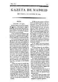 Gazeta de Madrid. 1809. Núm. 260, 16 de septiembre de 1809 | Biblioteca Virtual Miguel de Cervantes