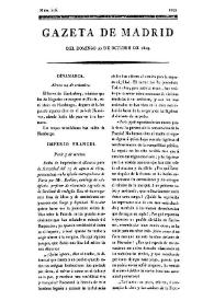 Gazeta de Madrid. 1809. Núm. 296, 22 de octubre de 1809 | Biblioteca Virtual Miguel de Cervantes