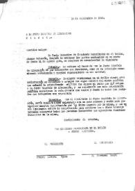 Carta de Izquierda Republicana a la Junta Española de Liberación. 14 de septiembre de 1945 | Biblioteca Virtual Miguel de Cervantes