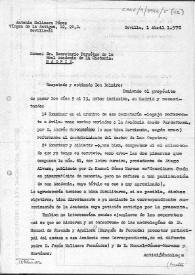 Oficio en el que se solicita a la Academia tenga a bien facilitar para su examen los siguientes objetos y documentos: (1) una serie de cartas enviadas a la Corporación por el Sr.Garci-Nuño y relativas al descubrimiento del castro de Las Cogotas, (2) dos pizarras visigodas procedentes de Diego Álvaro y (3) separatas de las necrologías de Manuel de Foronda y Aguilera, Jesús Molinero Fernández y Manuel Gómez Moreno | Biblioteca Virtual Miguel de Cervantes