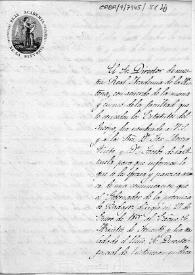 Oficio en el que se comunica que han sido designados José Moreno y Jacobo de la Pezuela para informar acerca de la comunicación del Gobernador Civil de Badajoz relativa a la casa de Hernán Cortés, trasladada por el Director General de Instrucción Pública | Biblioteca Virtual Miguel de Cervantes