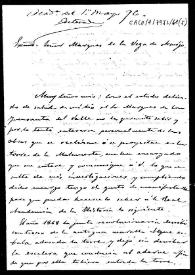 Carta en la que se informa sobre las intervenciones que se están llevando a cabo en la Torre de la Malmuerta. También se informa sobre el precario estado de conservación de una de las portadas islámicas de la Catedral | Biblioteca Virtual Miguel de Cervantes