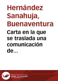 Carta en la que se traslada una comunicación de Eduardo Saavedra en la que se dice que el Sr. Merelo está dispuesto a reponer su sueldo en el presupuesto del Estado. También se remiten con esa carta otras dos de Sanahuja para Sabau. | Biblioteca Virtual Miguel de Cervantes