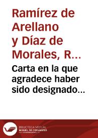 Carta en la que agradece haber sido designado representante en Córdoba de la Comisión de Monumentos. Refiere asimismo que se encuentra en su poder el molde de platero del castillo de Belalcázar, que recibirá en breve la Academia. | Biblioteca Virtual Miguel de Cervantes