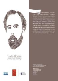 Fullet de l'exposició / a cura de Rafael Roca | Biblioteca Virtual Miguel de Cervantes