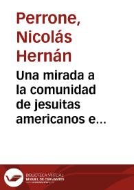 Una mirada a la comunidad de jesuitas americanos expulsos a través de las obras de Lorenzo Hervás y Panduro S.J. (1735-1809) / Nicolás Hernán Perrone | Biblioteca Virtual Miguel de Cervantes