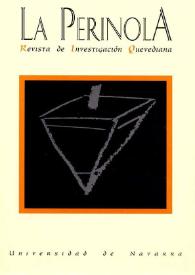 La Perinola : revista de investigación quevediana. Núm. 13, 2009 | Biblioteca Virtual Miguel de Cervantes