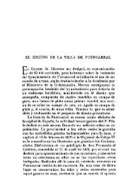 El Escudo de la Villa de Fuencarral / El Marqués del Saltillo | Biblioteca Virtual Miguel de Cervantes