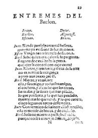 Entremes del burlon / [de Venauente] | Biblioteca Virtual Miguel de Cervantes