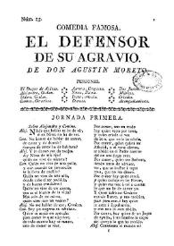 Comedia famosa. El defensor de su agravio | Biblioteca Virtual Miguel de Cervantes