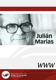 Julián Marías / director Juan Padilla Moreno | Biblioteca Virtual Miguel de Cervantes