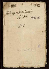 Comedia famosa, El rayo de Andalucía y genízaro de España. Segunda parte / de Alvaro Cubillo de Aragón | Biblioteca Virtual Miguel de Cervantes