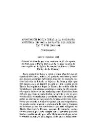 Aportación documental a la biografía artística de Soria durante los siglos XVI y XVII (1509-1698) [II] (Continuación)  / El Marqués del Saltillo | Biblioteca Virtual Miguel de Cervantes