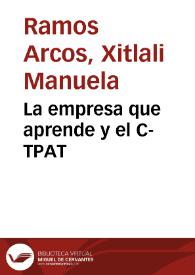 La empresa que aprende y el C-TPAT | Biblioteca Virtual Miguel de Cervantes