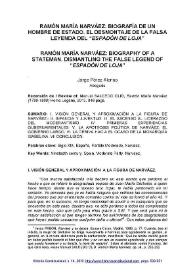 Ramón María Narváez: biografía de un hombre de Estado. El desmontaje de la falsa leyenda del "Espadón de Loja" / Jorge Pérez Alonso | Biblioteca Virtual Miguel de Cervantes