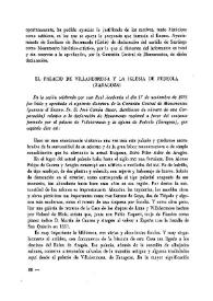 El palacio de Villahermosa y la iglesia de Pedrola (Zaragoza) / José Camón Aznar | Biblioteca Virtual Miguel de Cervantes