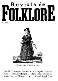 Revista de Folklore. Tomo 15b. Núm. 180, 1995 | Biblioteca Virtual Miguel de Cervantes