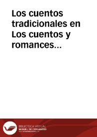 Los cuentos tradicionales en Los cuentos y romances andaluces, cuadros y rasgos meridionales (1844-1869) de Manuel María de Santa Ana (1820-1894) (Parte II) / Agundez Garcia, José Luis | Biblioteca Virtual Miguel de Cervantes