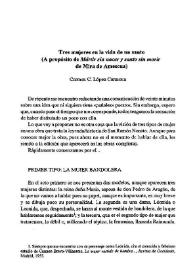 Tres mujeres en la vida de un santo (A propósito de "Mártir sin nacer y santo sin morir" de Mira de Amescua / Carmen C. López Carmona | Biblioteca Virtual Miguel de Cervantes