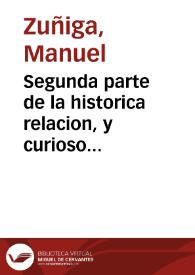 Segunda parte de la historica relacion, y curioso romance, en que prosigue ... Valencia en este año de 1738 | Biblioteca Virtual Miguel de Cervantes