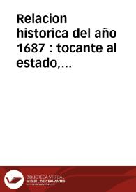 Relacion historica del año 1687 : tocante al estado, sucessos, y progressos de la Liga Sagrada contra turcos, formada de las ultimas cartas de Italia, y el Norte, publicada el martes 18 de febrero | Biblioteca Virtual Miguel de Cervantes