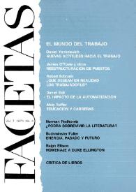 Facetas. Núm. 4. Vol. 7, 1974 | Biblioteca Virtual Miguel de Cervantes