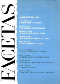 Facetas. Núm. 1. Vol. 5, 1972 | Biblioteca Virtual Miguel de Cervantes