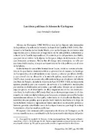 Las ideas políticas de Alonso de Cartagena / Luis Fernández Gallardo | Biblioteca Virtual Miguel de Cervantes