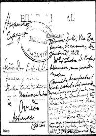 Tarjeta postal de Alberto Osório de Castro a Rafael Altamira. Timor, 25 de diciembre de 1908 | Biblioteca Virtual Miguel de Cervantes