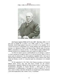 José Espasa Anguera (Pobla de Cérvoles, 1839 - Barcelona, 1911) [Semblanza] / Philippe Castellano | Biblioteca Virtual Miguel de Cervantes