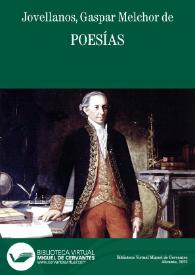 Poesías / Gaspar Melchor de Jovellanos | Biblioteca Virtual Miguel de Cervantes