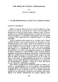 Tres meses de política internacional / Otto de Ausburgo | Biblioteca Virtual Miguel de Cervantes