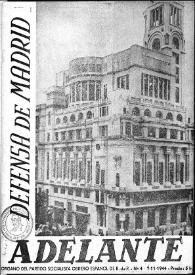 Adelante : Órgano del Partido Socialista Obrero Español de B.-du-Rh. (Marsella). Año I, núm. 4, 7 de noviembre de 1944 | Biblioteca Virtual Miguel de Cervantes