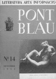 Pont blau : literatura, arts, informació. Any II, núm. 14, desembre del 1953 | Biblioteca Virtual Miguel de Cervantes