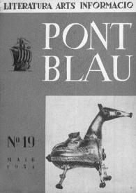 Pont blau : literatura, arts, informació. Any III, núm. 19, maig del 1954 | Biblioteca Virtual Miguel de Cervantes