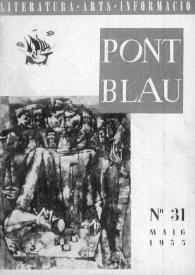 Pont blau : literatura, arts, informació. Any IV, núm. 31, maig del 1955 | Biblioteca Virtual Miguel de Cervantes