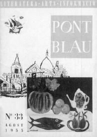 Pont blau : literatura, arts, informació. Any IV, núm. 33, juliol del 1955 | Biblioteca Virtual Miguel de Cervantes