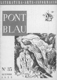 Pont blau : literatura, arts, informació. Any IV, núm. 35, setembre del 1955 | Biblioteca Virtual Miguel de Cervantes