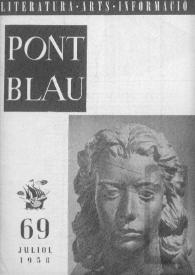 Pont blau : literatura, arts, informació. Any VII, núm. 69, juliol del 1958 | Biblioteca Virtual Miguel de Cervantes