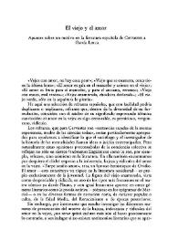 El viejo y el amor: Apuntes sobre un motivo en la literatura española de Cervantes a García Lorca / Wido Hempel | Biblioteca Virtual Miguel de Cervantes