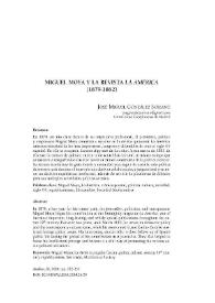 Miguel Moya y la revista La América (1879-1882) / José Miguel González Soriano | Biblioteca Virtual Miguel de Cervantes