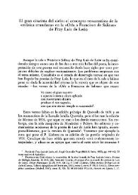 El gran citarista del cielo: el concepto renacentista de la "música mundana" en la "Oda a Francisco de Salinas", de Fray Luis de León / Audrey Lumsden-Kouvel | Biblioteca Virtual Miguel de Cervantes