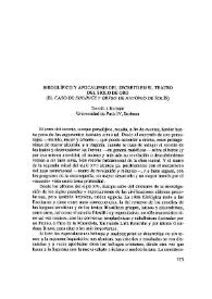 Jeroglífico y apocalipsis del secreto en el teatro del Siglo de Oro (El caso de "Eudírice y Orfeo" de Antonio de Solís) / Danièle Becker | Biblioteca Virtual Miguel de Cervantes