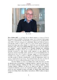 Hans Meinke [editor] (1937-) [Semblanza] / Raquel Jimeno Revilla | Biblioteca Virtual Miguel de Cervantes