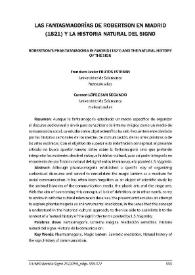 Las fantasmagorías de Robertson en Madrid (1821) y la historia natural del signo / Francisco Javier Frutos Esteban y Carmen López San Segundo | Biblioteca Virtual Miguel de Cervantes