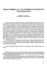 Rojas Zorrilla y las comedias escritas en colaboración / Rafael González Cañal | Biblioteca Virtual Miguel de Cervantes