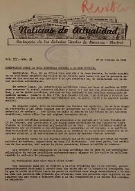 Noticias de Actualidad.  Núm. 30, 27 de febrero de 1951 | Biblioteca Virtual Miguel de Cervantes