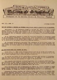 Noticias de Actualidad. Núm. 57, 4 de mayo de 1951 | Biblioteca Virtual Miguel de Cervantes