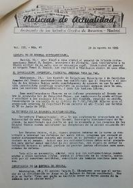 Noticias de Actualidad. Núm. 97, 30 de agosto de 1951 | Biblioteca Virtual Miguel de Cervantes