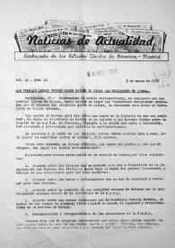 Noticias de Actualidad. Núm. 12 , 8 de marzo de 1952 | Biblioteca Virtual Miguel de Cervantes